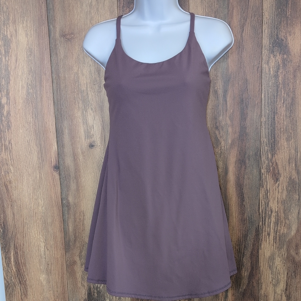 HALARA Lavender Sleeveless Skort Romper Mini Sports Dress  S             M515
